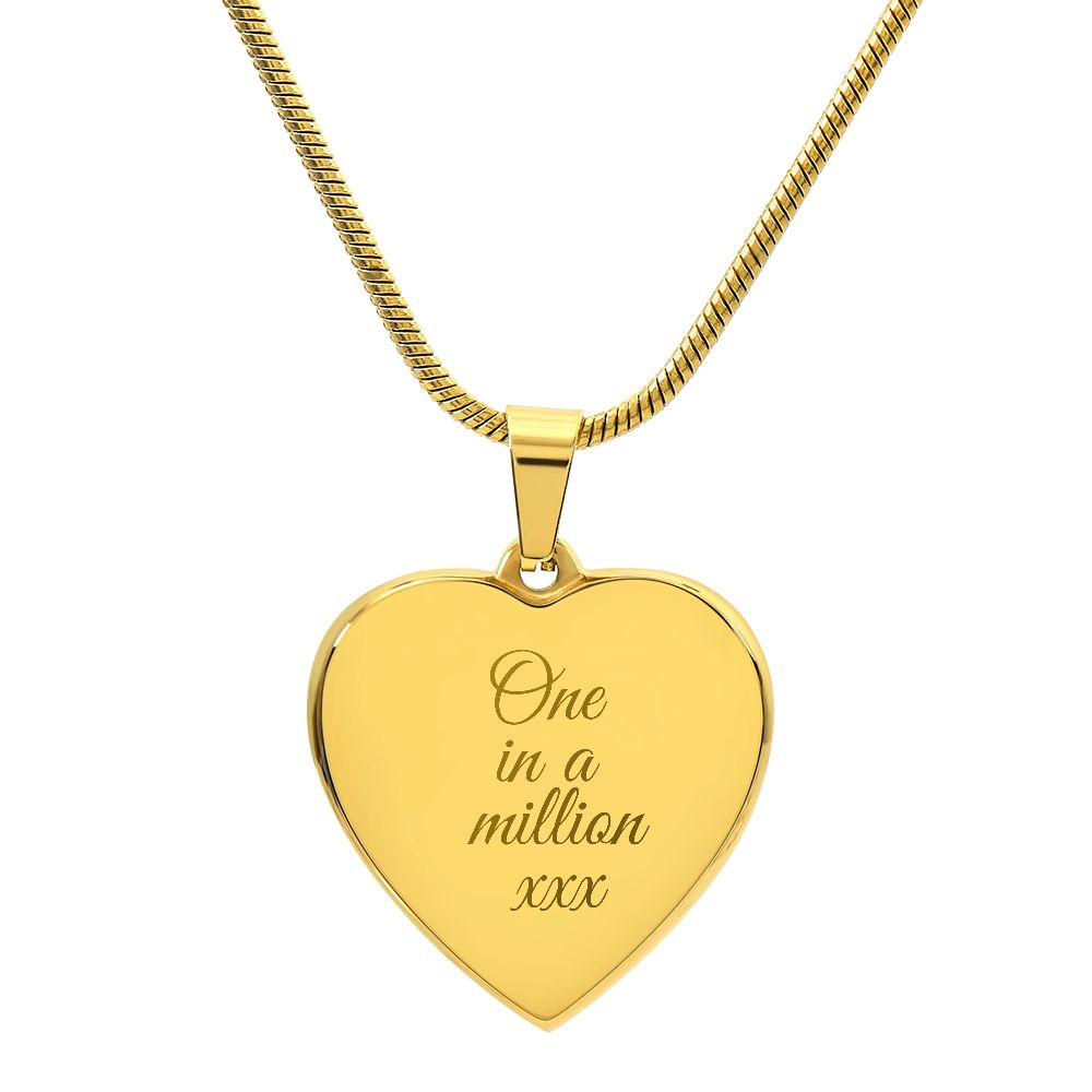 Mothers day One in a million pendant