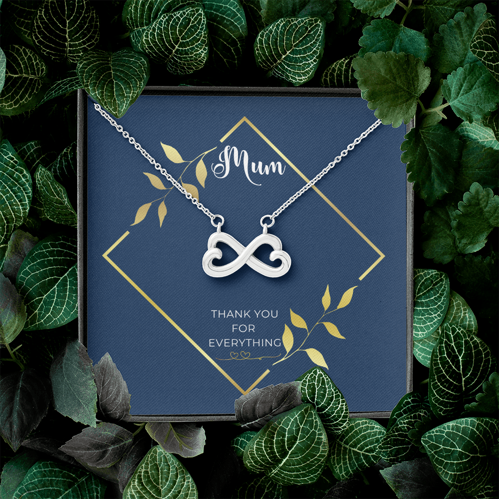 Infinity necklace for mum