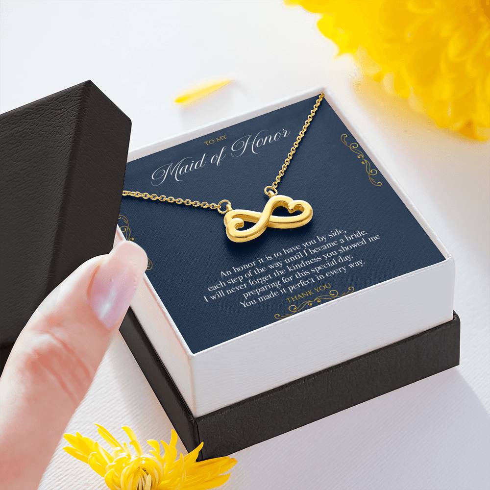Gift message for Maid Of Honor necklace