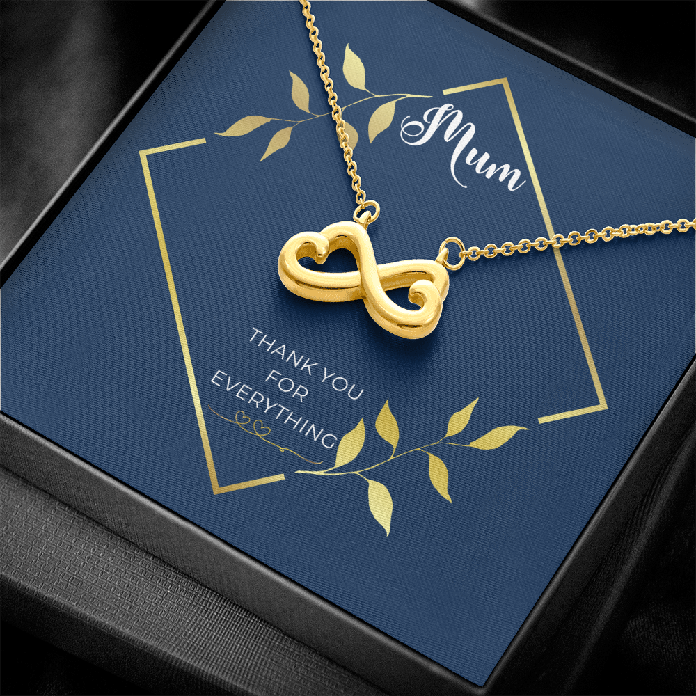 Infinity necklace for mum