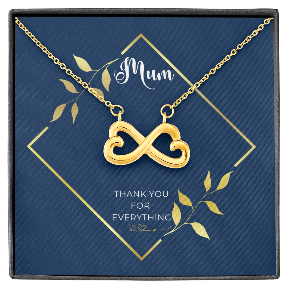 Infinity necklace for mum