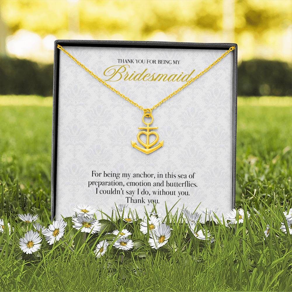 Gift message Bridesmaid pendant