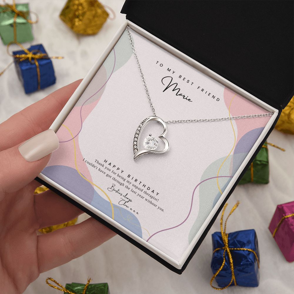 Best friend Heart pendant