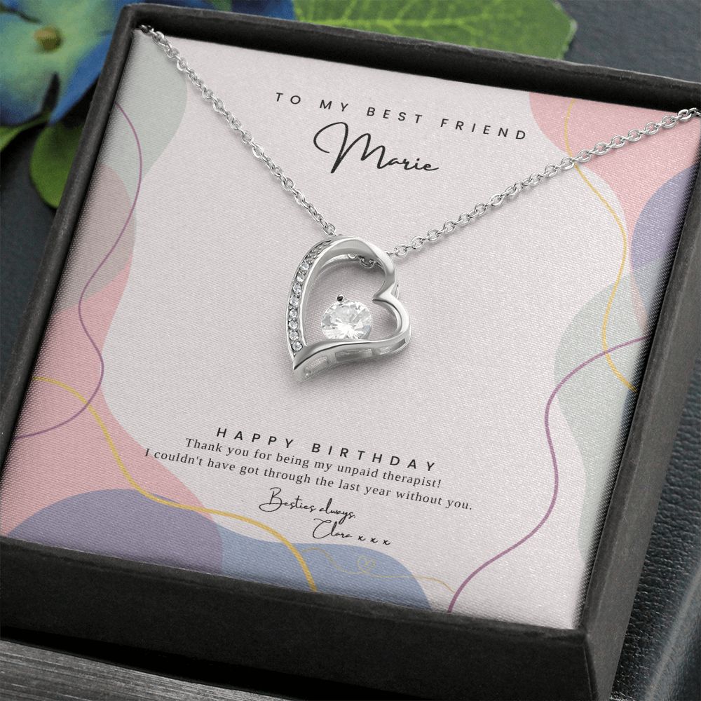Best friend Heart pendant