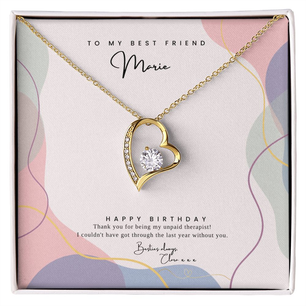 Best friend Heart pendant