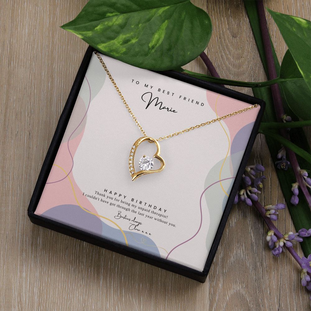 Best friend Heart pendant