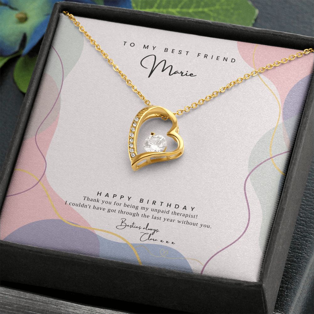 Best friend Heart pendant