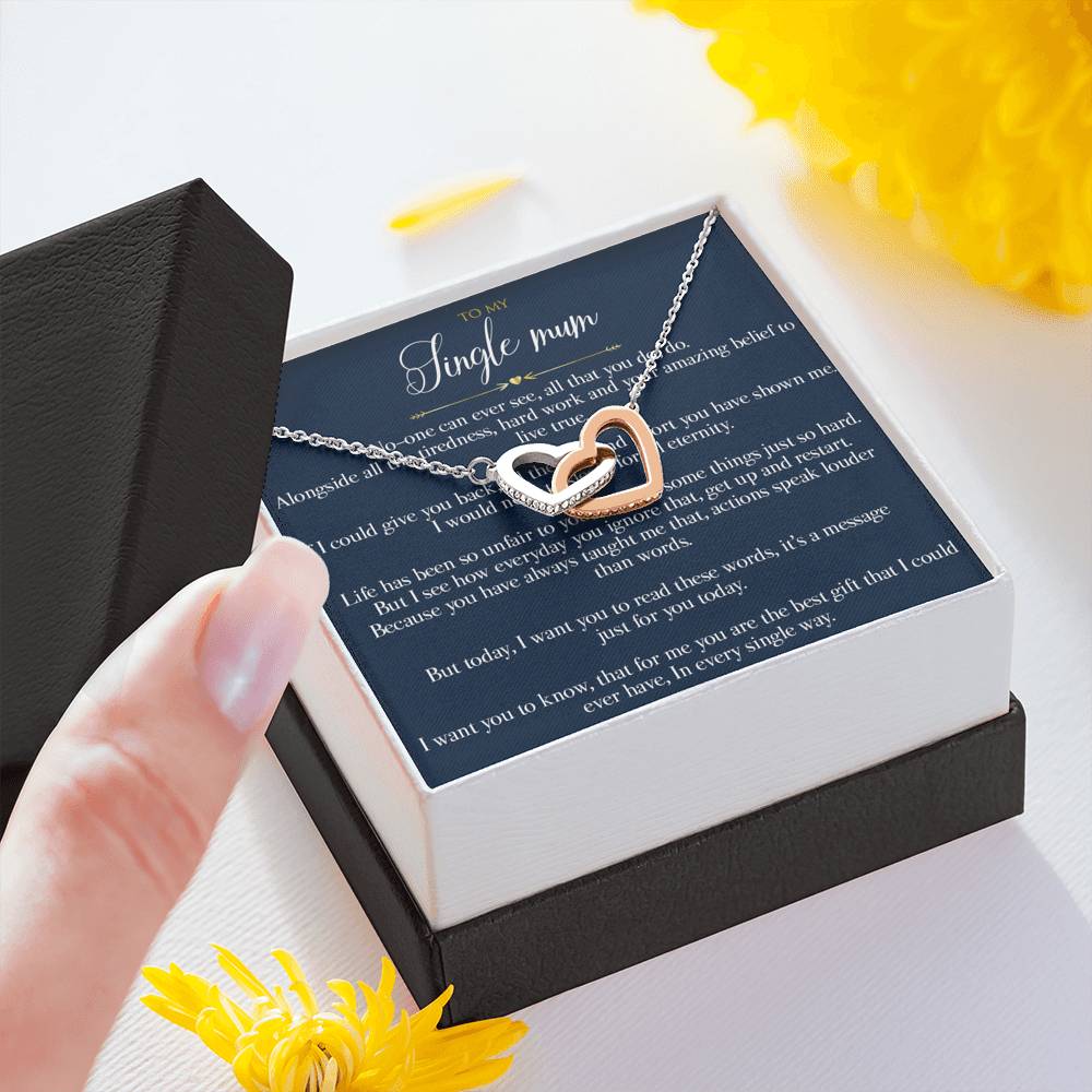 Gift message pendant for single mum