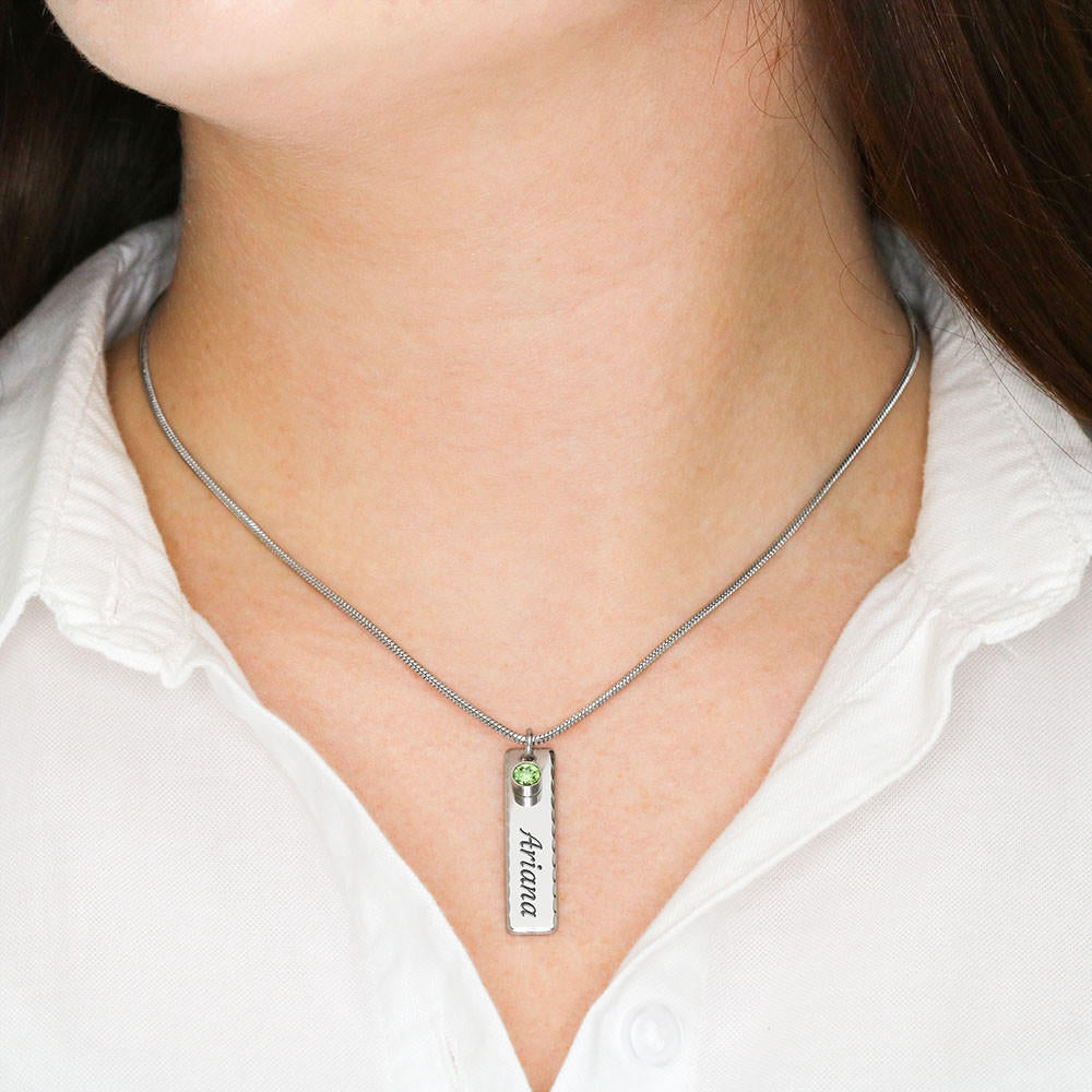 Gift Message necklace for 16th Birthday