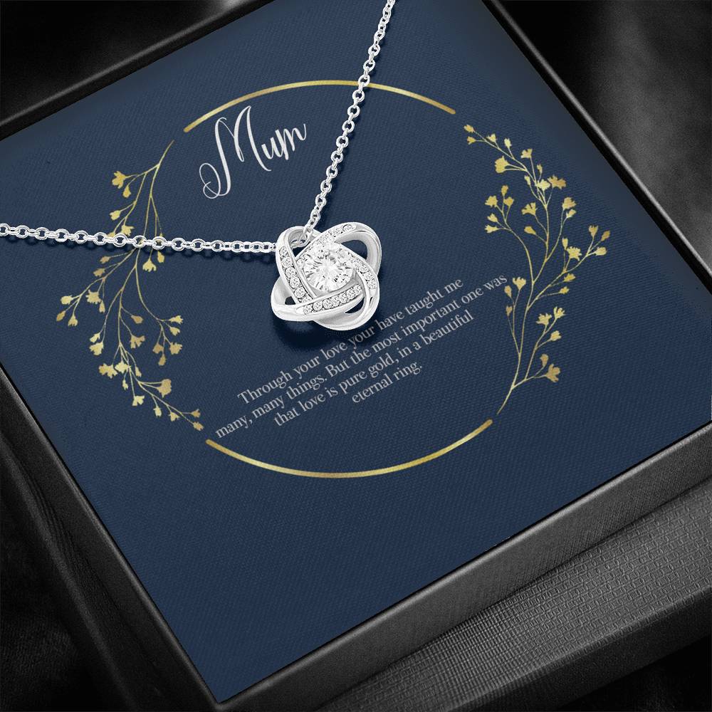 Eternal Love, Gift message pendant for mum