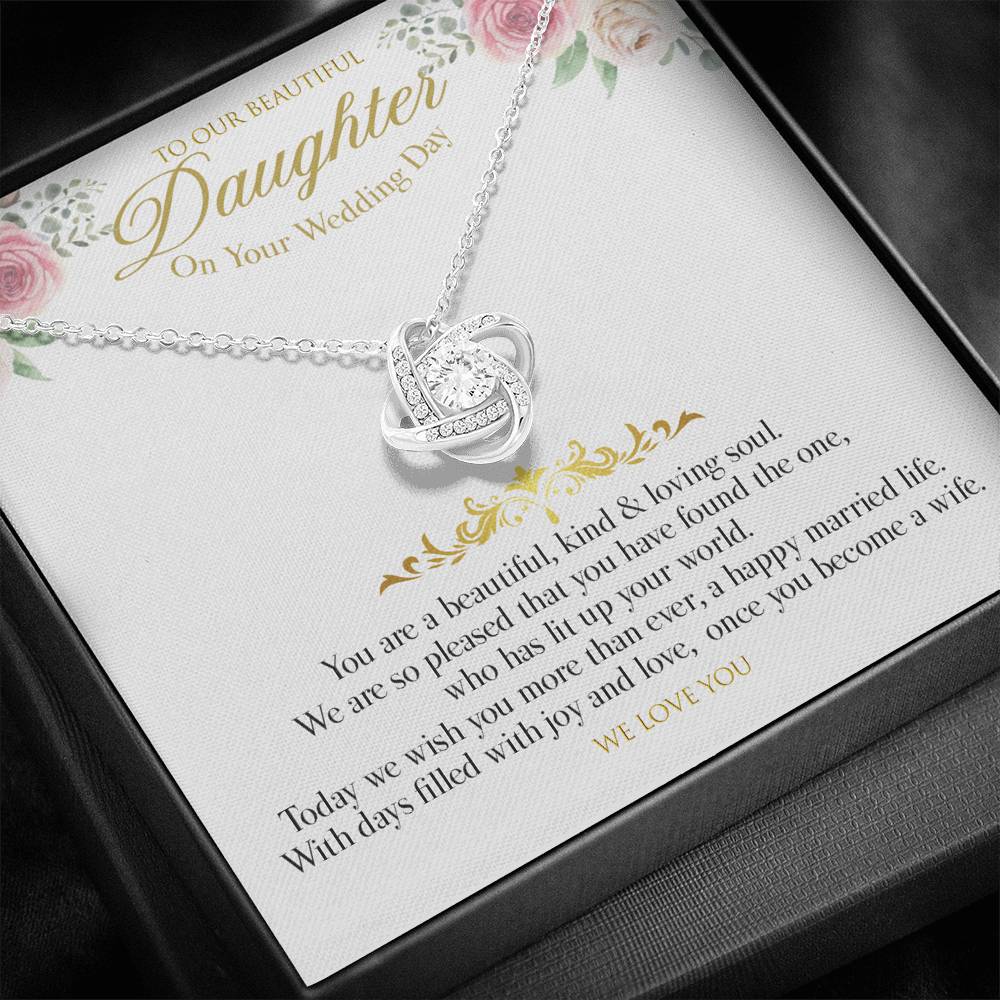 Gift Message White Wedding daughter