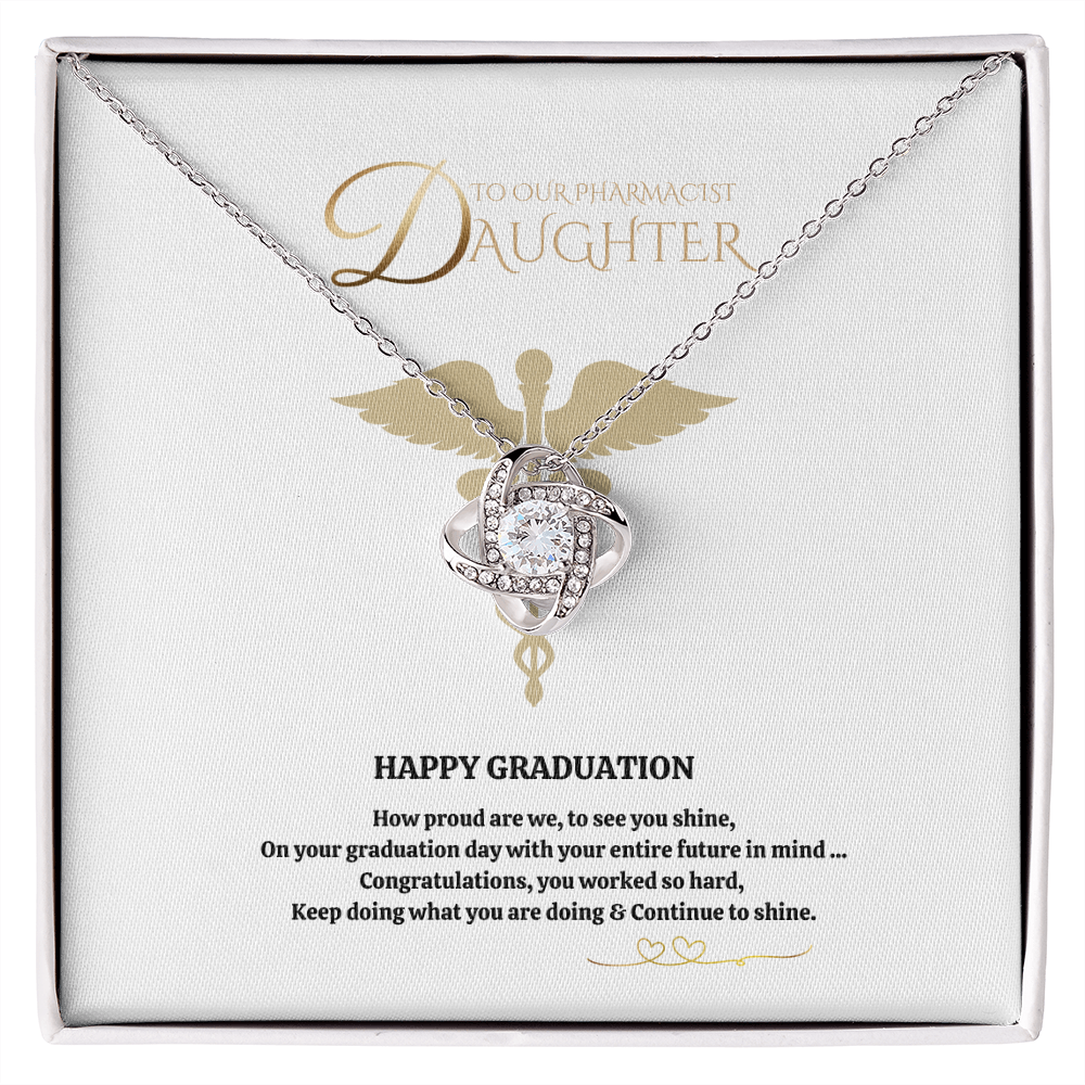 Daughter Pharmacist Graduation Gift Necklace