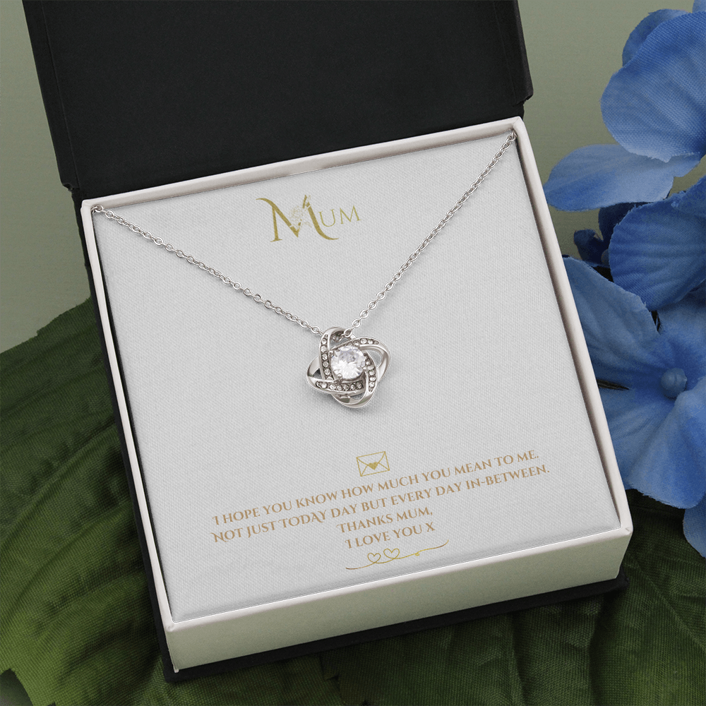 Mother's Day Gift Message Necklace