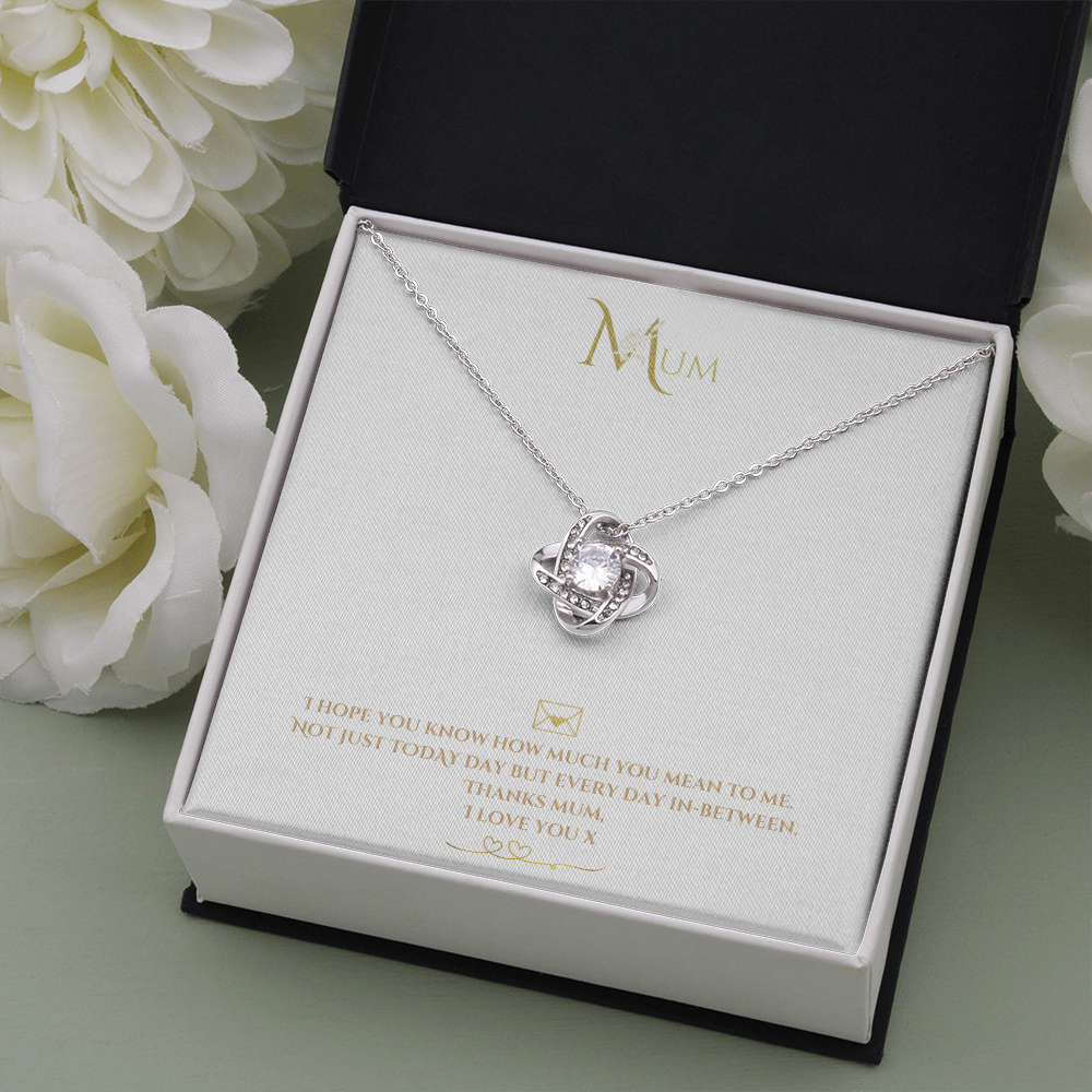 Mother's Day Gift Message Necklace