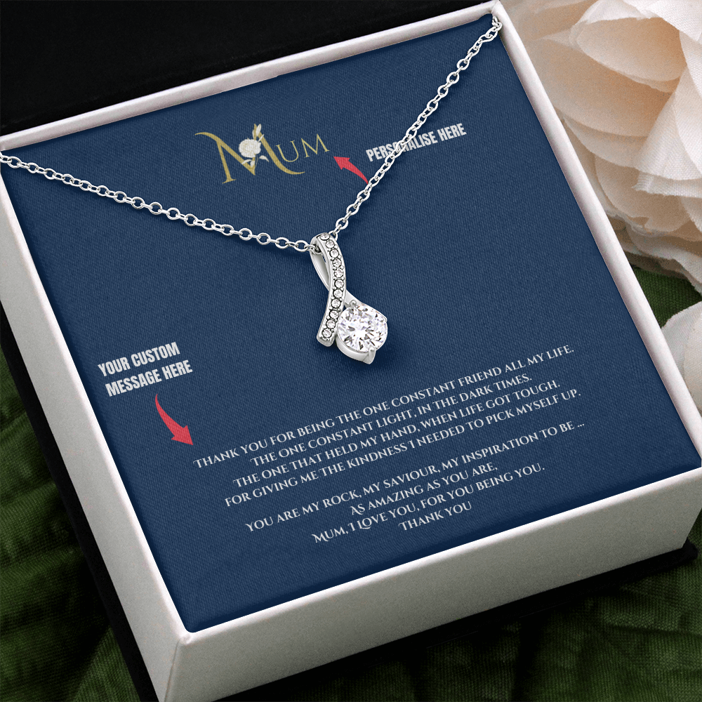 Mothers day Personalised Gift message Pendant