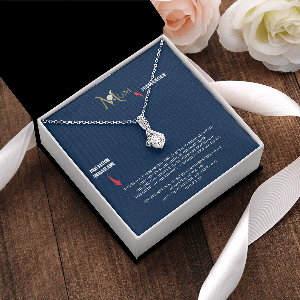 Mothers day Personalised Gift message Pendant