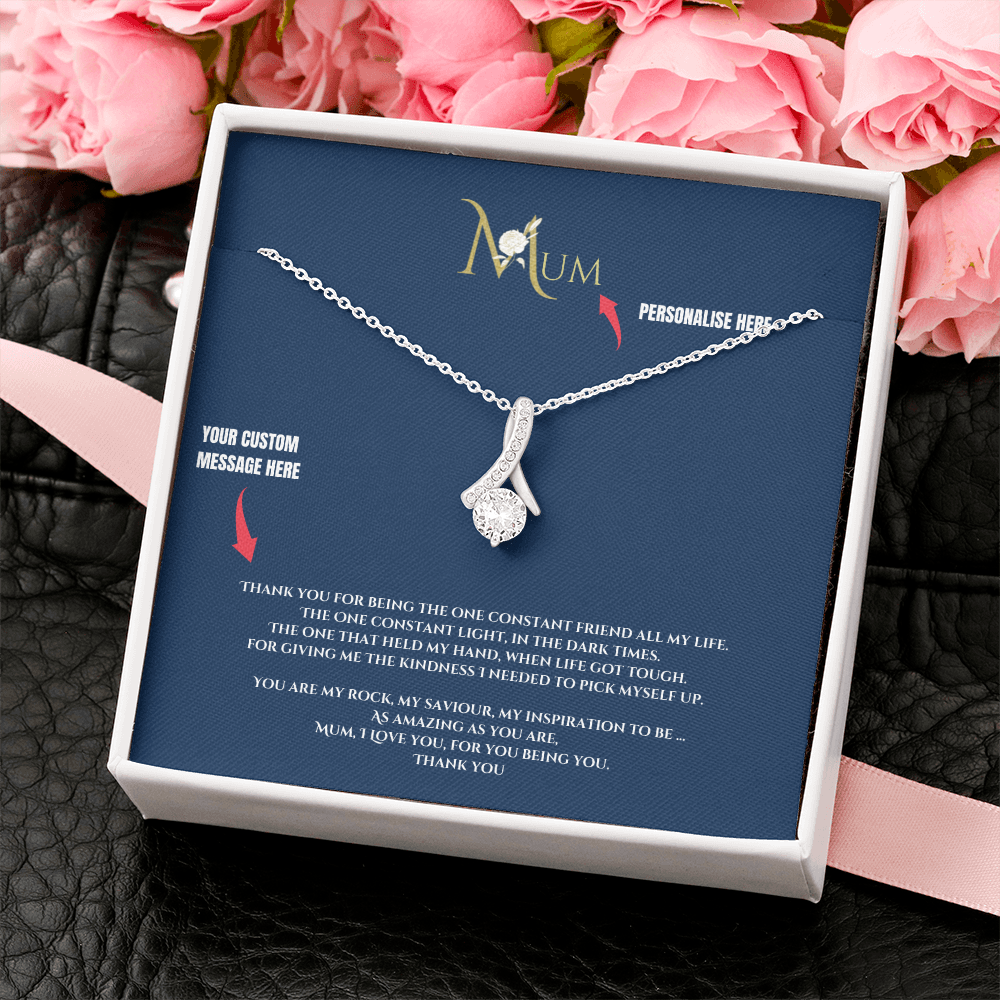 Mothers day Personalised Gift message Pendant