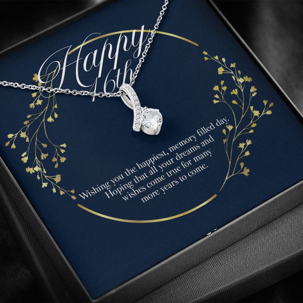 Gift message pendant for 16th Birthday