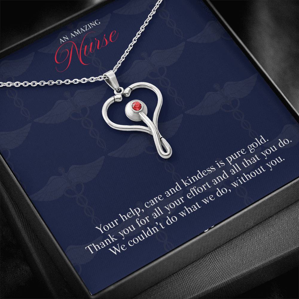 Gift Message pendant for Nurse