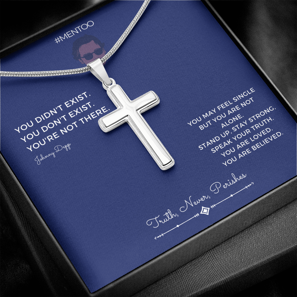 #Mentoo J4J Silver Faith Cross