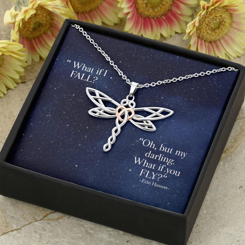 Gift Message necklace for Fiction Fanatics