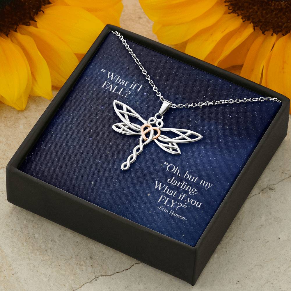 Gift Message necklace for Fiction Fanatics