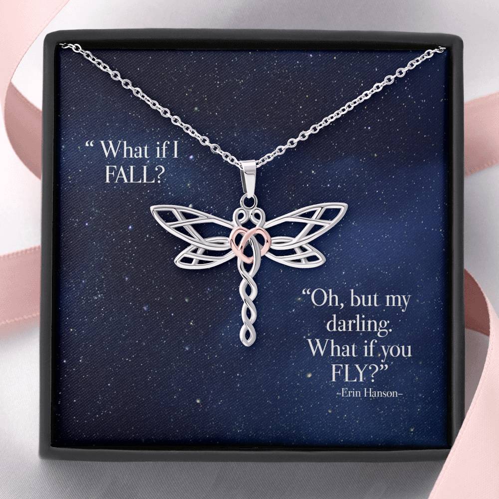 Gift Message necklace for Fiction Fanatics