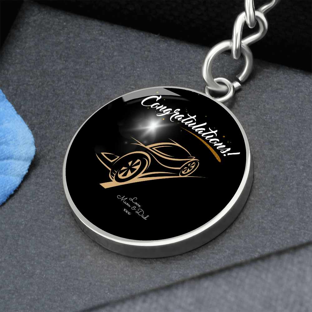 Passed Driving Test, Sports Car Keyring