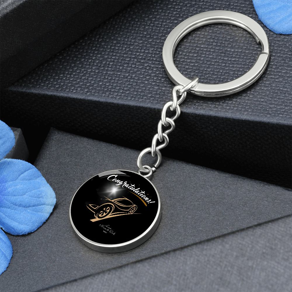 Passed Driving Test, Sports Car Keyring