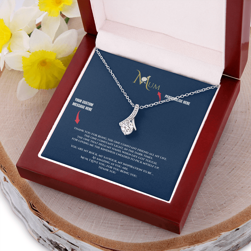 Mothers day Personalised Gift message Pendant