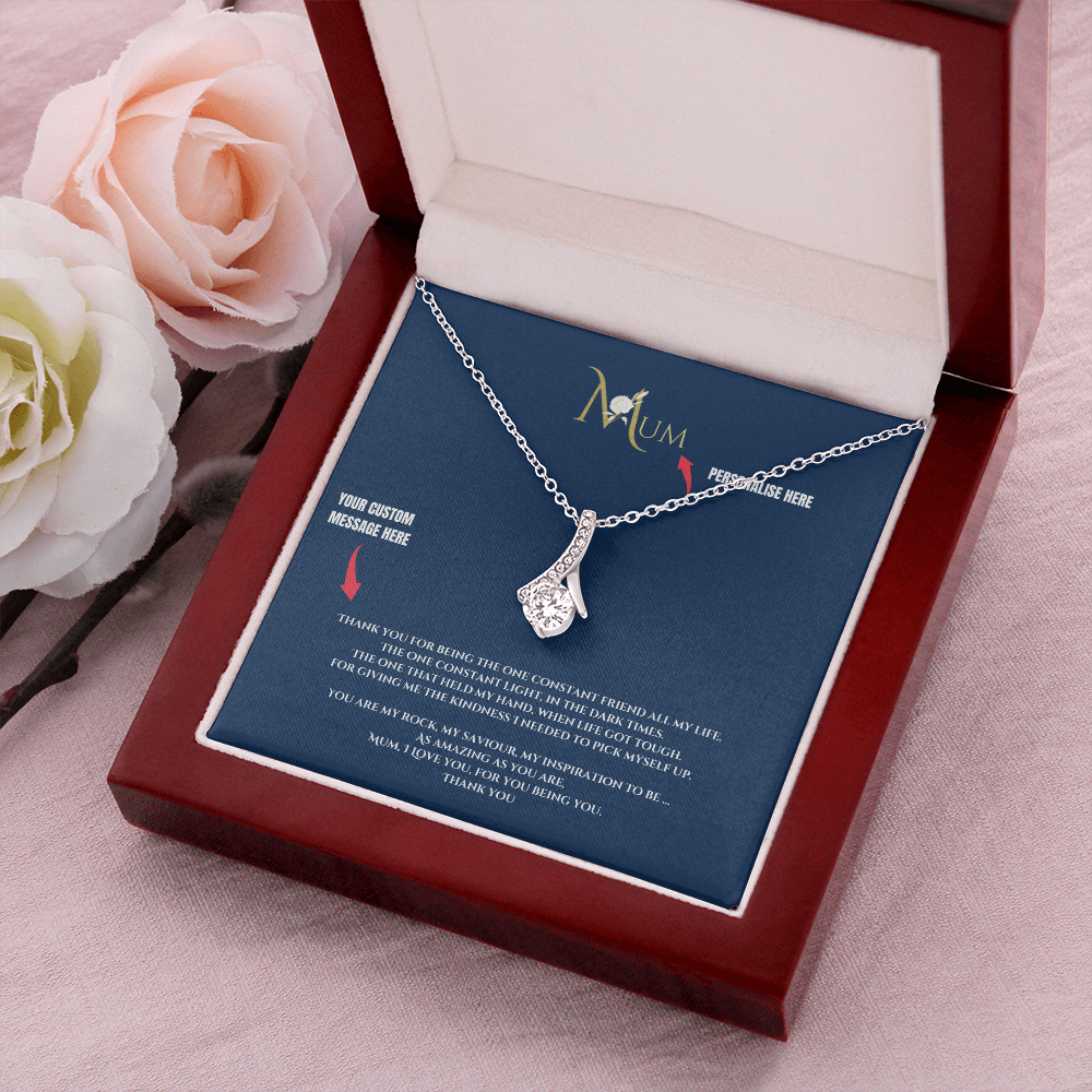 Mothers day Personalised Gift message Pendant
