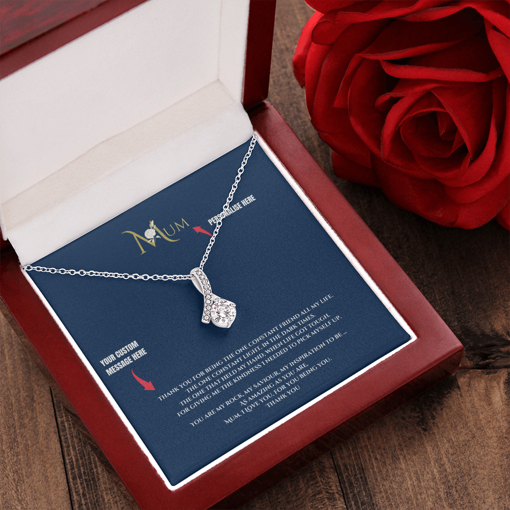 Mothers day Personalised Gift message Pendant