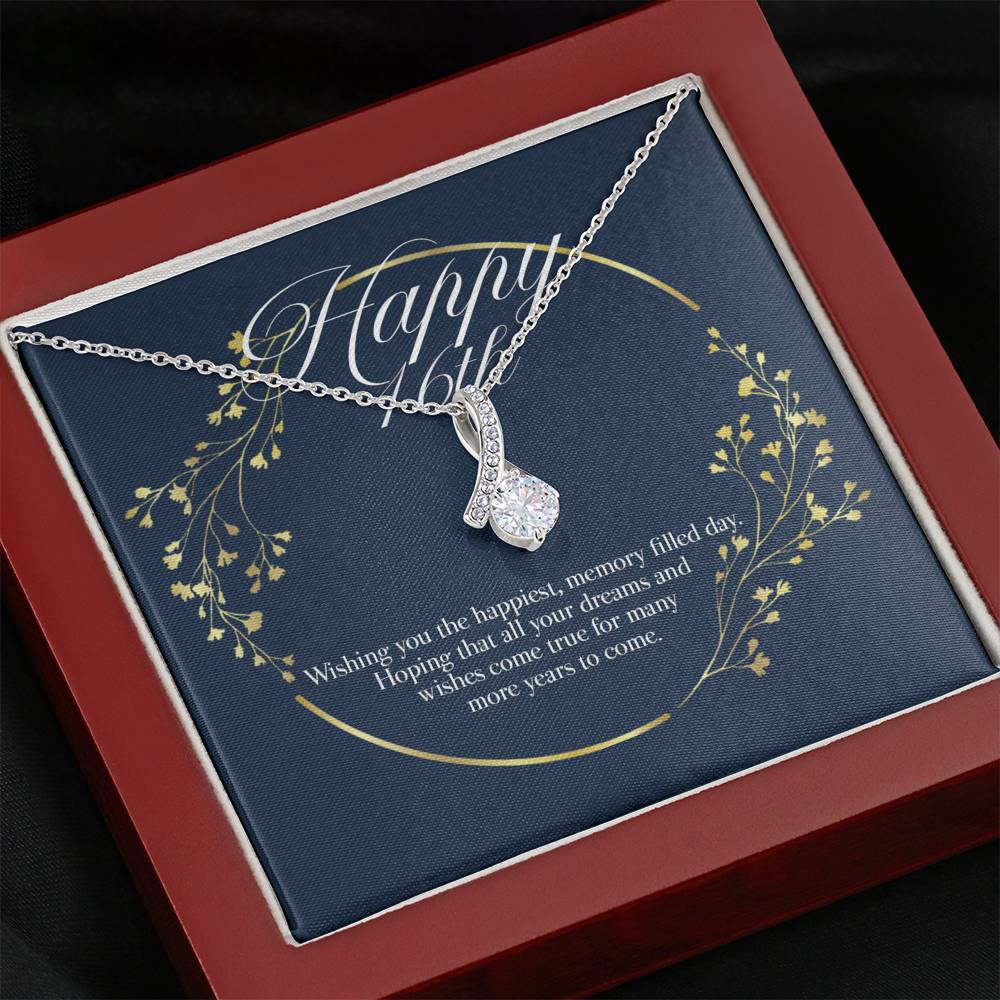 Gift message pendant for 16th Birthday