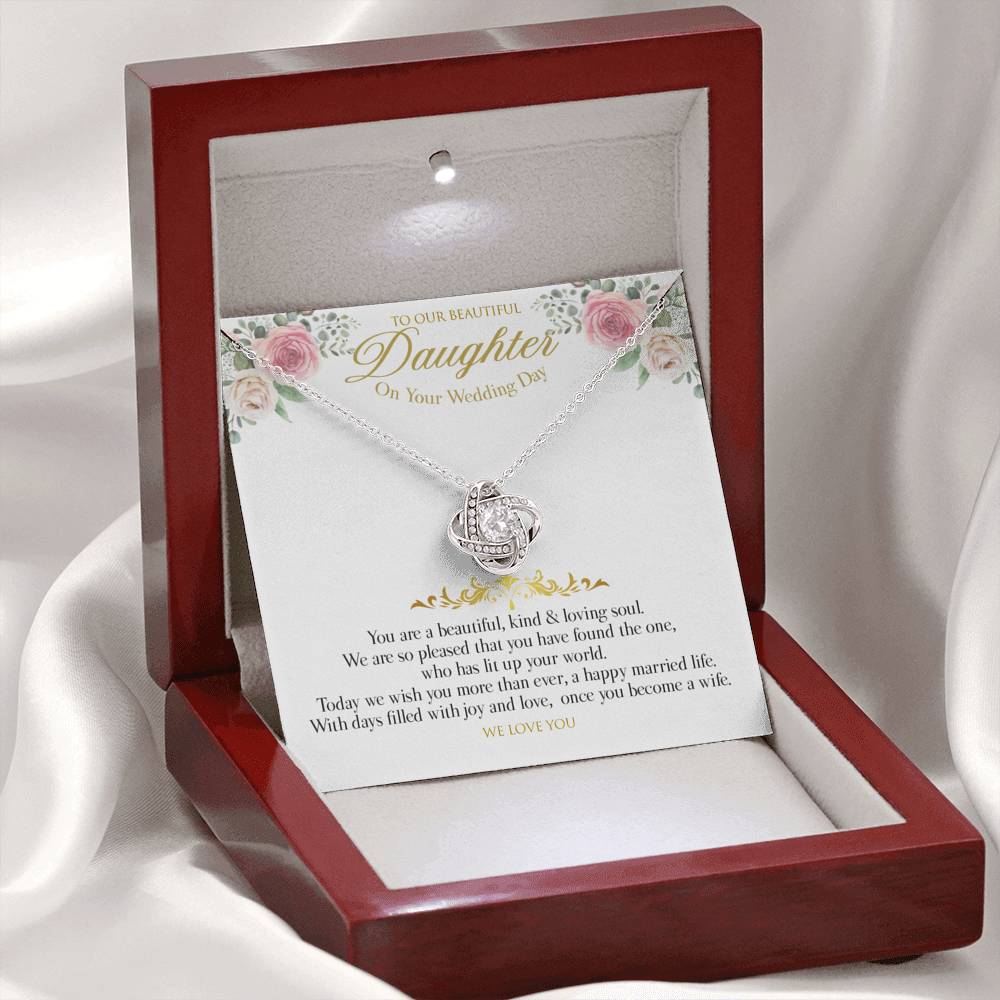Gift Message White Wedding daughter