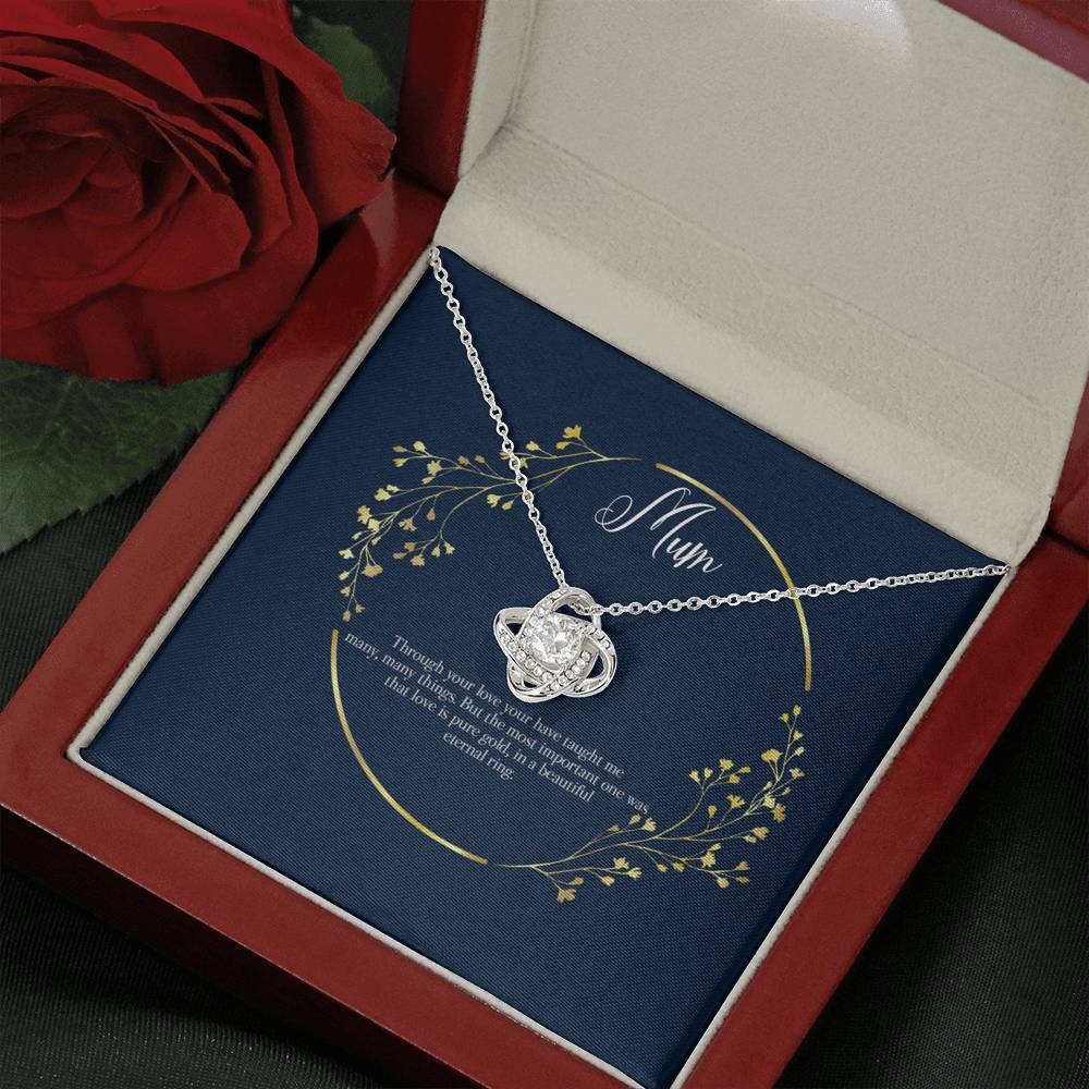 Eternal Love, Gift message pendant for mum