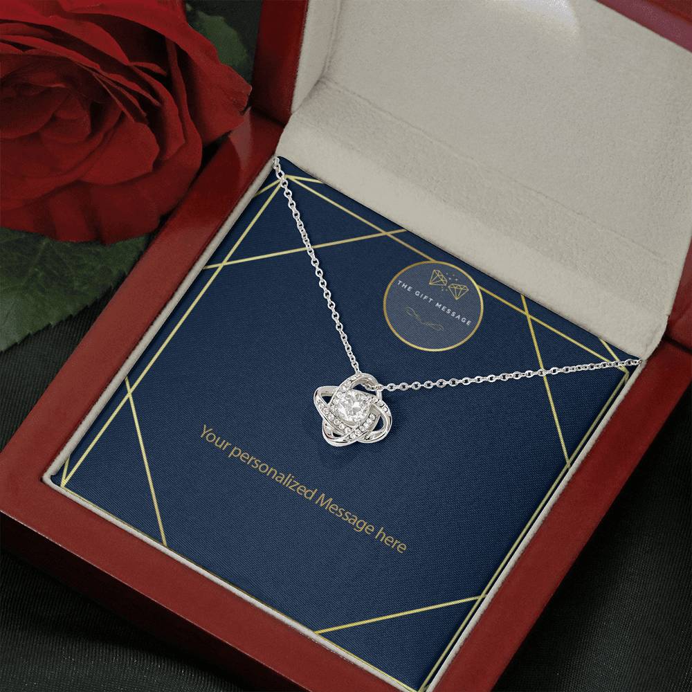 The Gift Message jewelled Love Knot