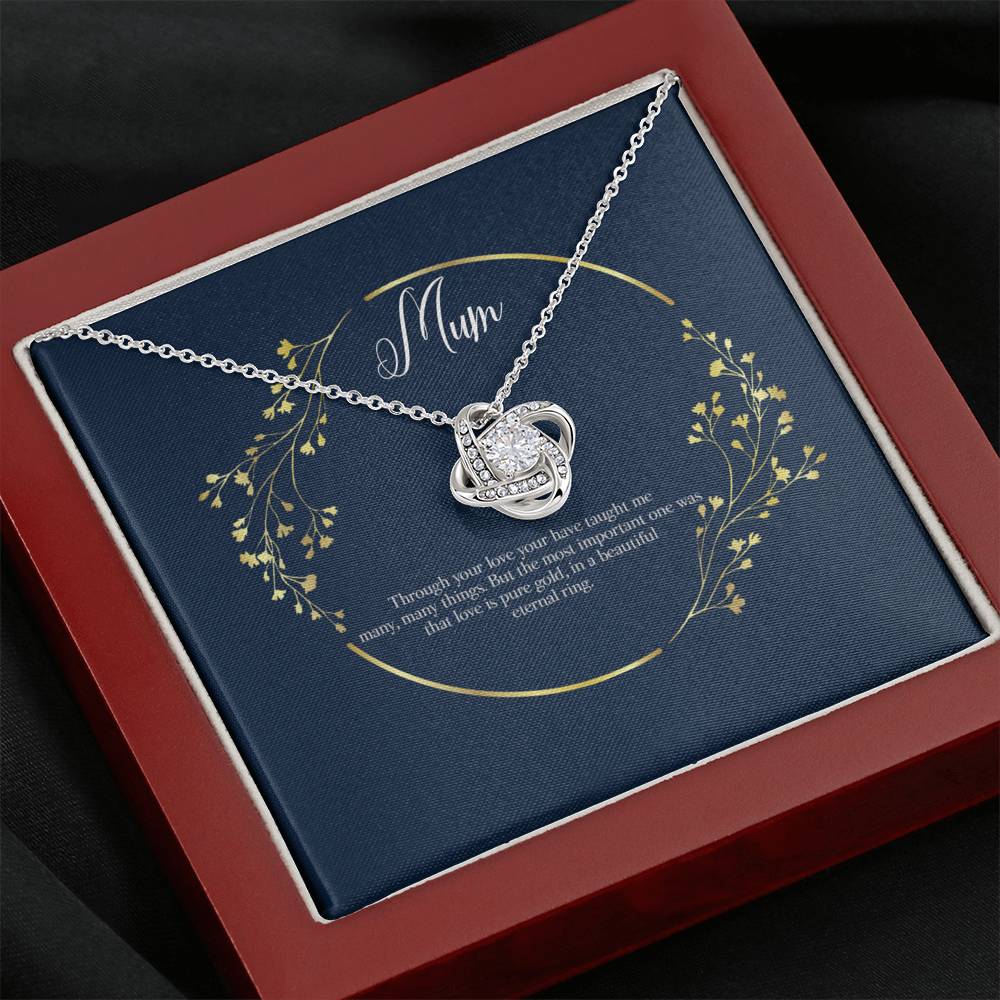 Eternal Love, Gift message pendant for mum