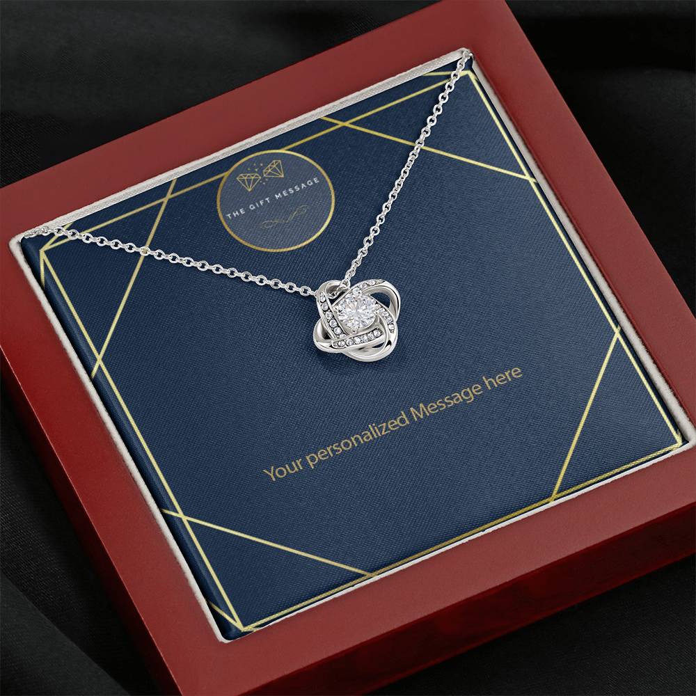 The Gift Message jewelled Love Knot