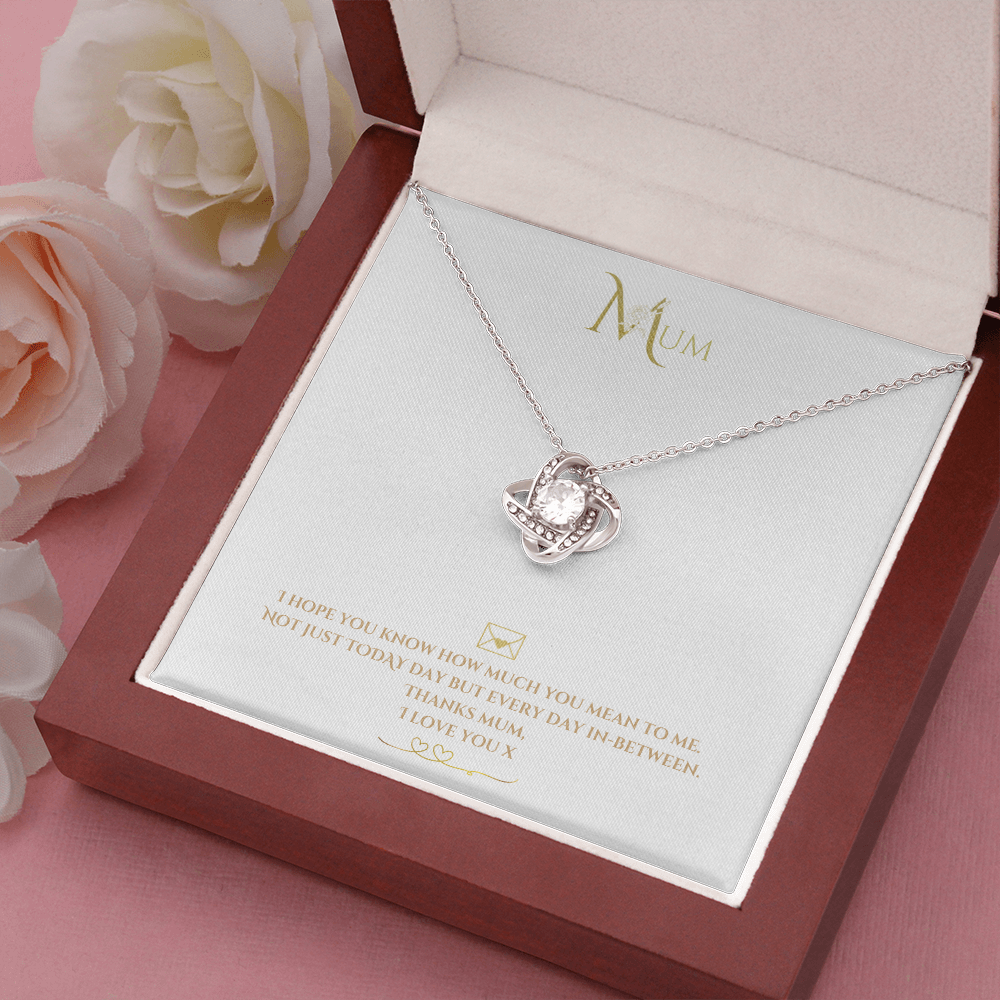 Mother's Day Gift Message Necklace