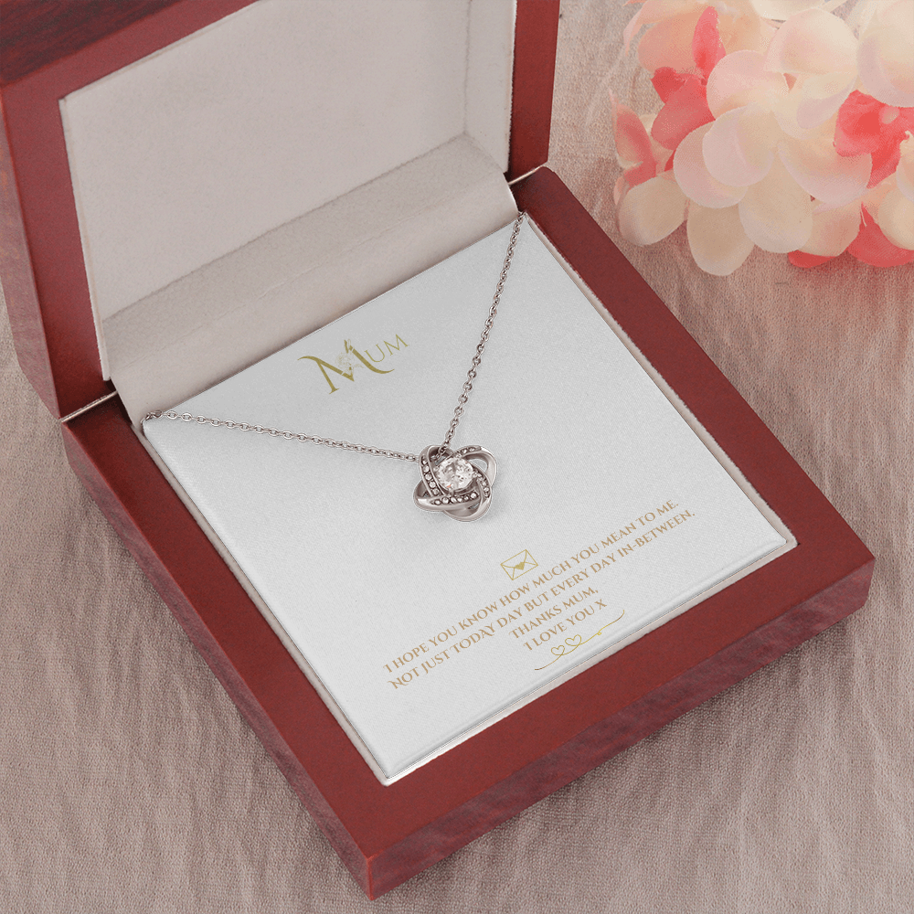 Mother's Day Gift Message Necklace