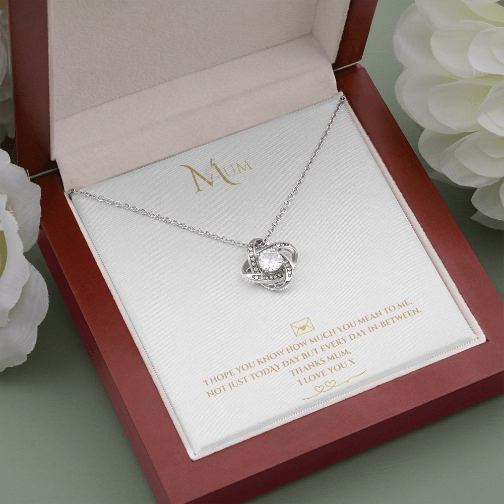 Mother's Day Gift Message Necklace