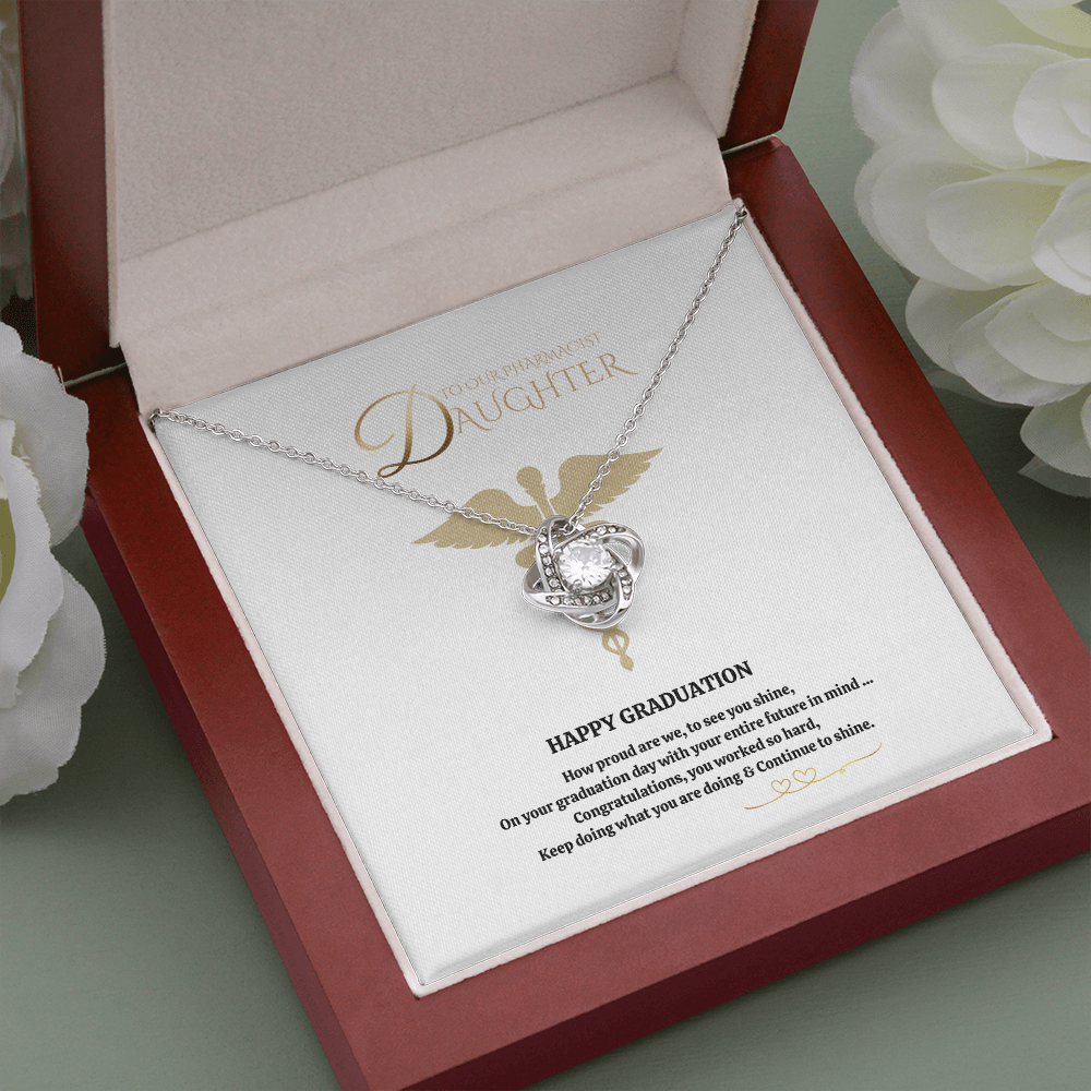 Daughter Pharmacist Graduation Gift Necklace