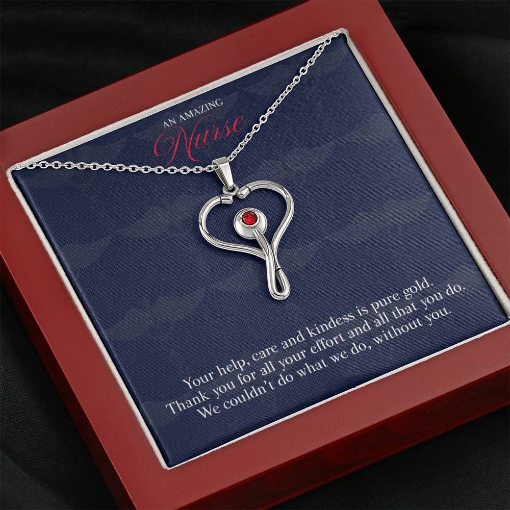 Gift Message pendant for Nurse