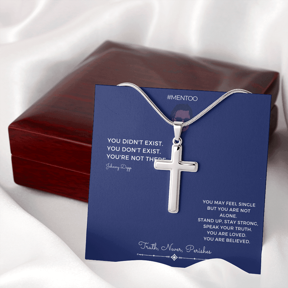 #Mentoo J4J Silver Faith Cross