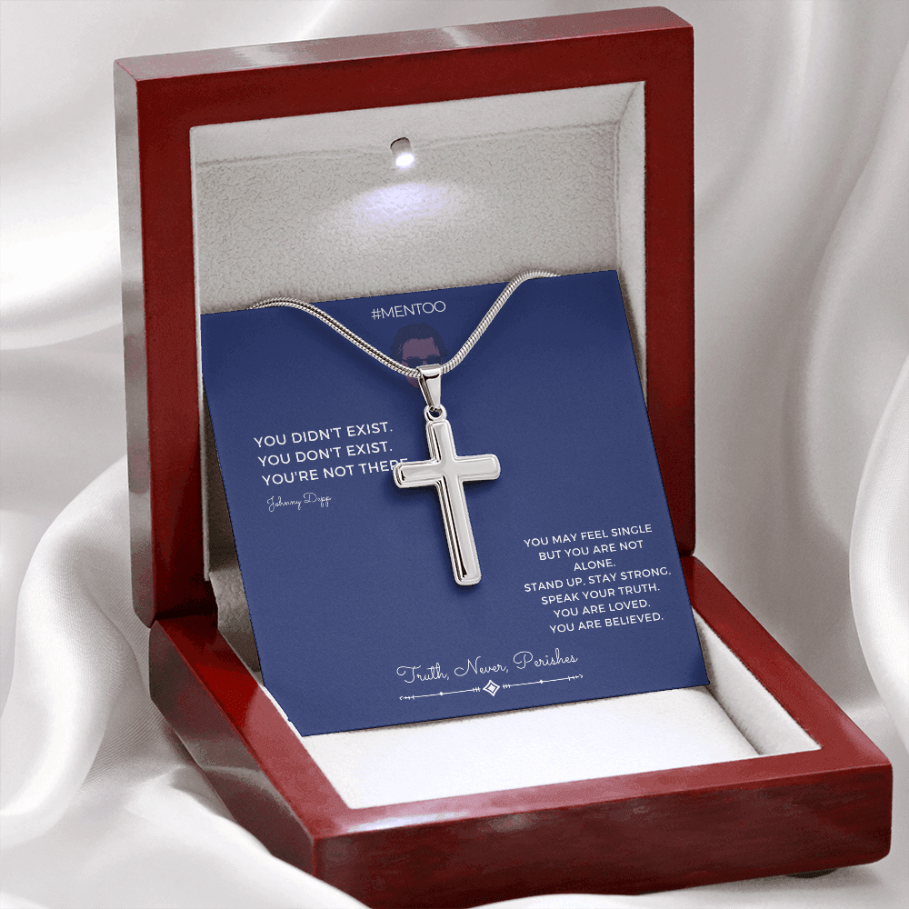 #Mentoo J4J Silver Faith Cross