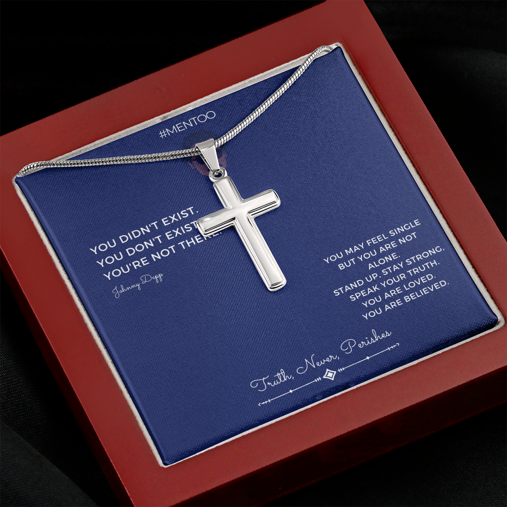 #Mentoo J4J Silver Faith Cross