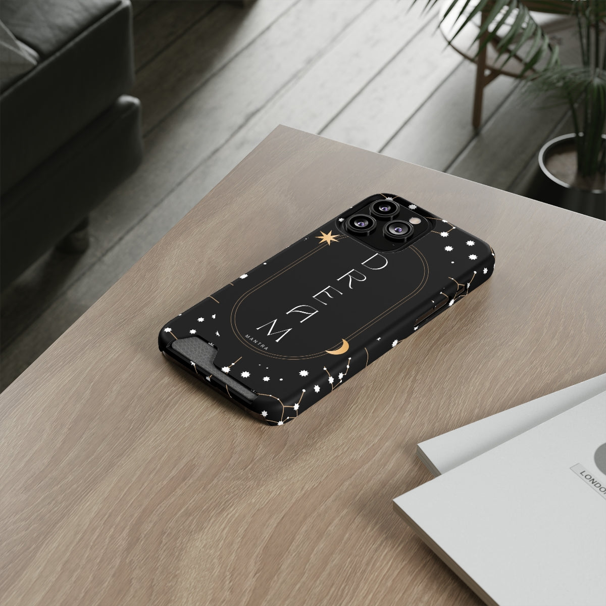 Mantra Dream Phone Case With Card Holder