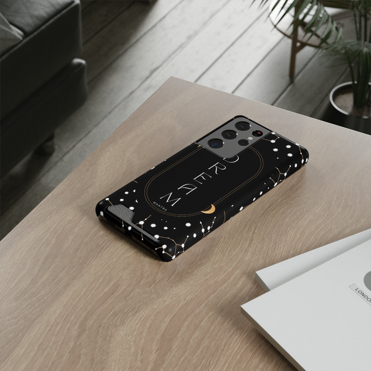 Mantra Dream Phone Case With Card Holder