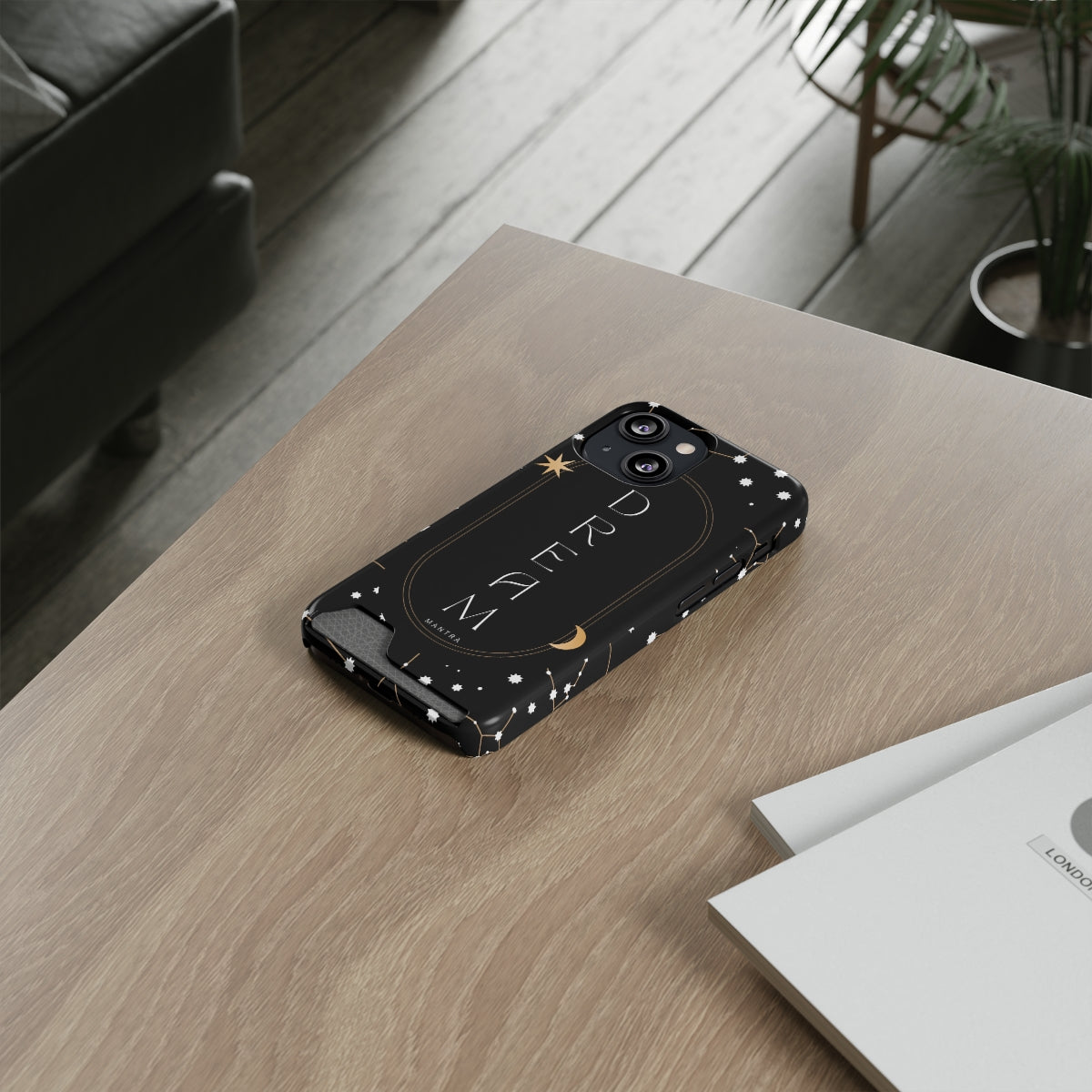 Mantra Dream Phone Case With Card Holder