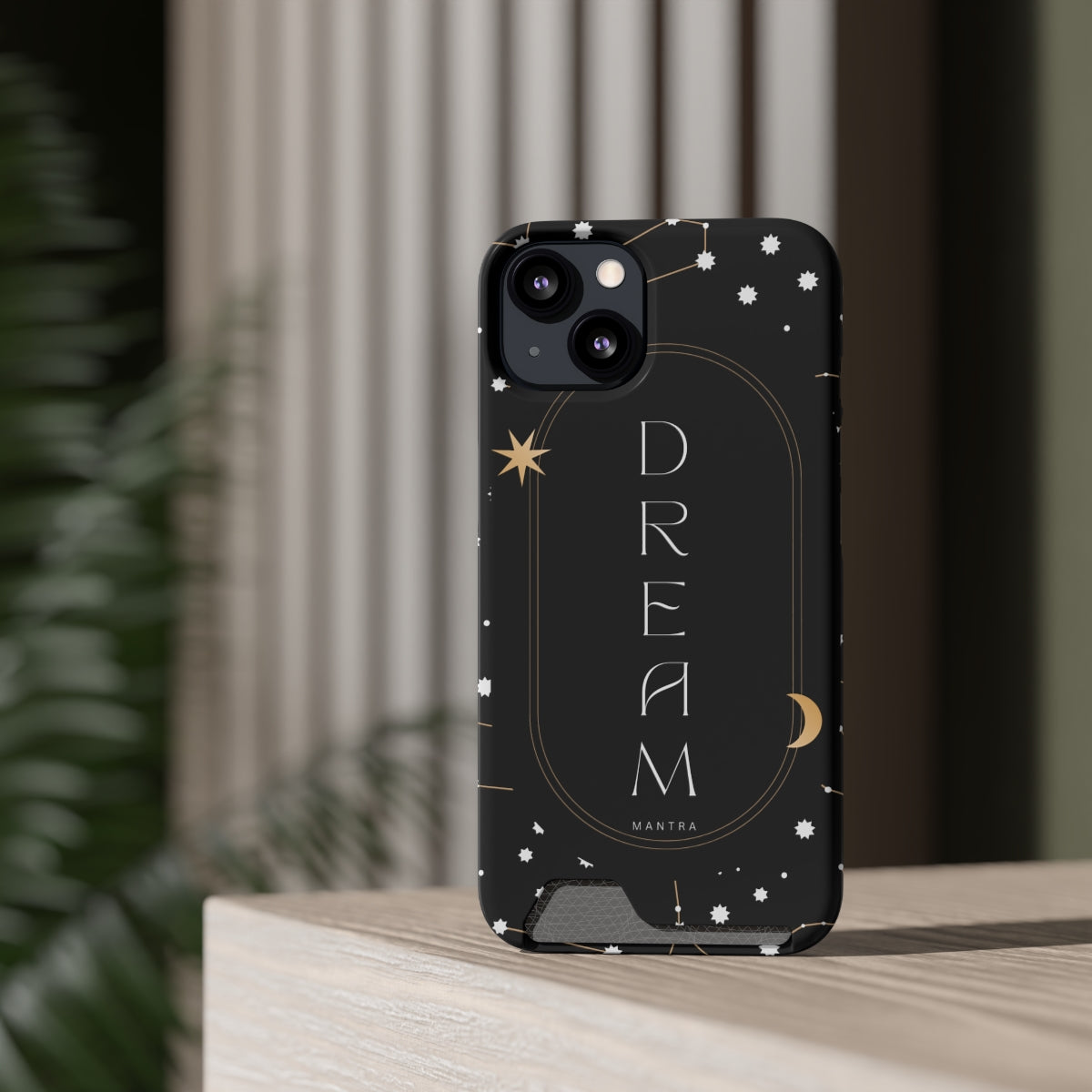 Mantra Dream Phone Case With Card Holder